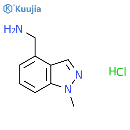 (1-methyl-1H-indazol-4-yl)methanamine hydrochloride structure