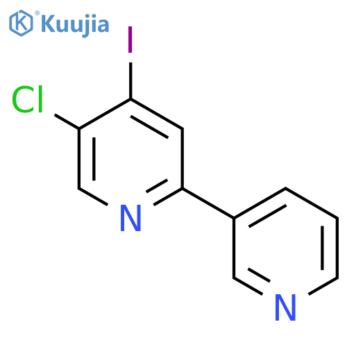 5-Chloro-4-iodo-2-pyridin-3-ylpyridine structure