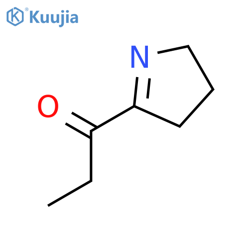 1-(3,4-Dihydro-2H-pyrrol-5-yl)propan-1-one structure