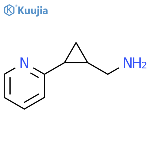 2-(pyridin-2-yl)cyclopropylmethanamine structure