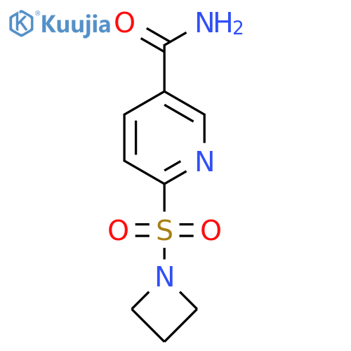 6-(Azetidin-1-ylsulfonyl)nicotinamide structure