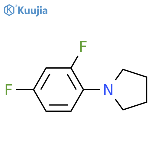 1-(2,4-Difluorophenyl)pyrrolidine structure