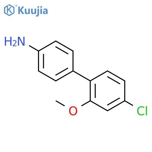 4-(4-Chloro-2-methoxyphenyl)aniline structure