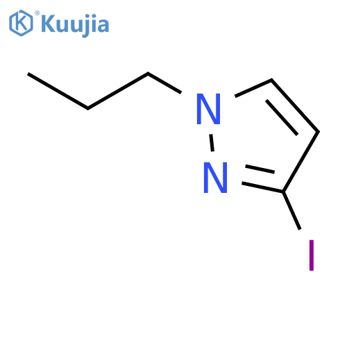 3-Iodo-1-propyl-1{H}-pyrazole structure