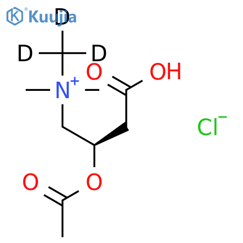 Acetyl L-Carnitine-d3 Hydrochloride structure