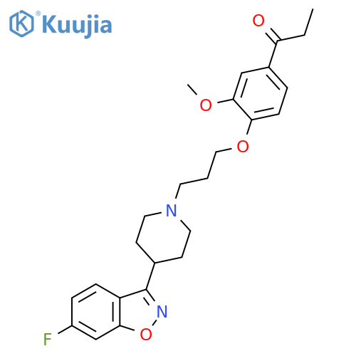 1-Desacetyl 1-Propionyl Iloperidone structure