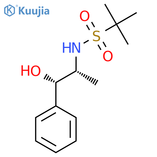 (1S,2R)-2-Tert-butylsulfonylamino-1-phenyl-propan-1-ol structure