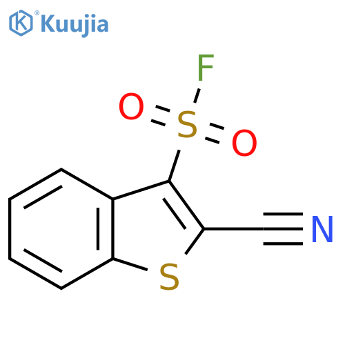 2-Cyano-1-benzothiophene-3-sulfonyl fluoride structure