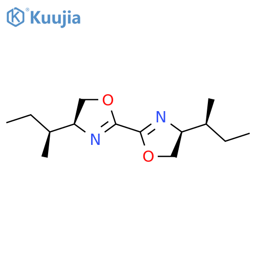 (4S,4'S)-4,4'-Di((S)-sec-butyl)-4,4',5,5'-tetrahydro-2,2'-bioxazole structure
