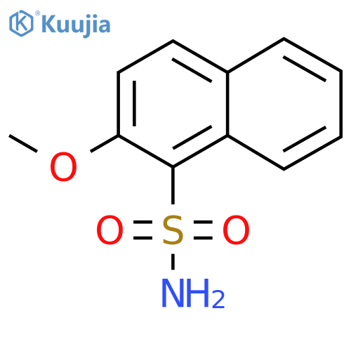 2-Methoxynaphthalene-1-sulfonamide structure