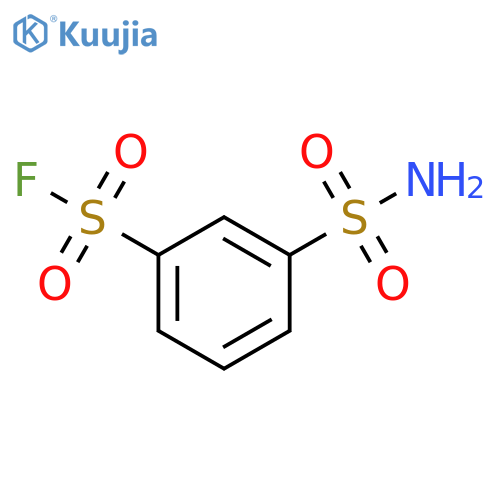 3-sulfamoylbenzene-1-sulfonyl fluoride structure