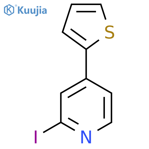 2-Iodo-4-thiophen-2-yl-pyridine structure
