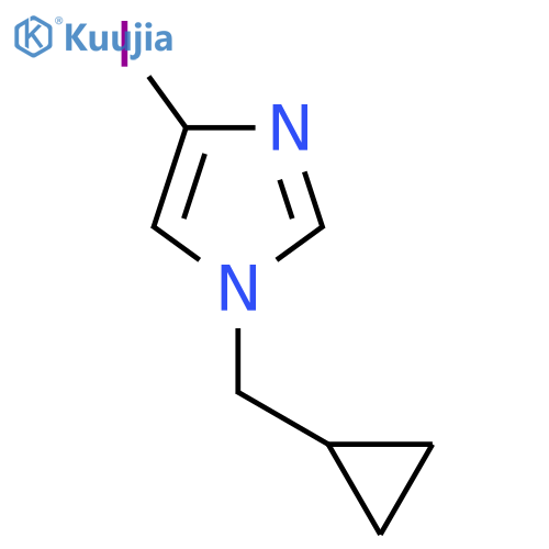 1-(Cyclopropylmethyl)-4-iodo-1H-imidazole structure