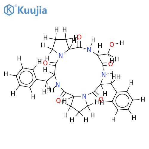 cyclo-(L-Ser-cis-L-Pro-L-Phe-cis-L-Pro-L-Phe) structure