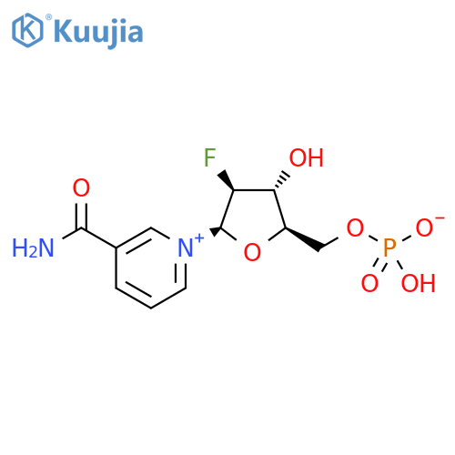 Pyridinium, 3-(aminocarbonyl)-1-(2-deoxy-2-fluoro-5-O-phosphono-β-D-arabinofuranosyl)-, inner salt structure
