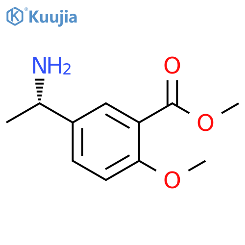 methyl 5-(1S)-1-aminoethyl-2-methoxybenzoate structure