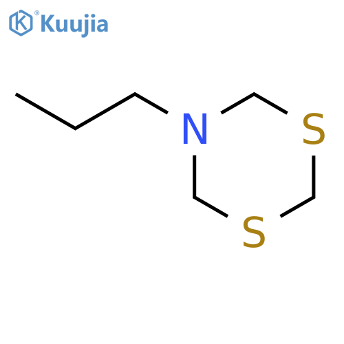 4H-1,3,5-DITHIAZINE, DIHYDRO-5-PROPYL- structure