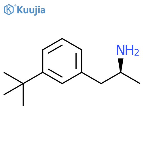 (2S)-1-(3-tert-butylphenyl)propan-2-amine structure