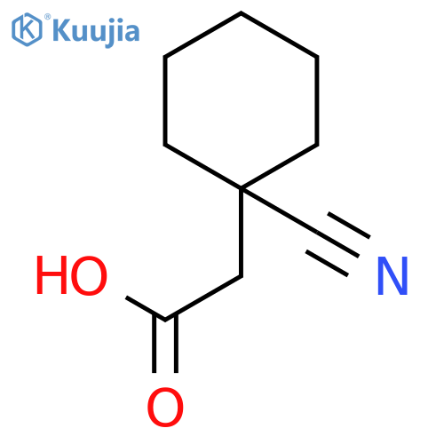 2-(1-Cyanocyclohexyl)acetic acid structure