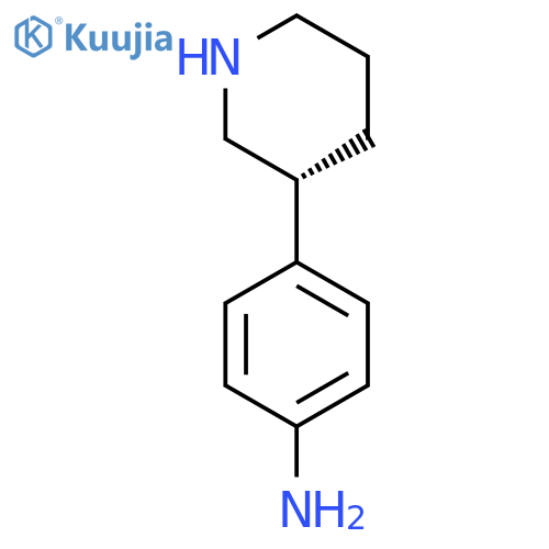 (R)-4-(Piperidin-3-YL)aniline structure