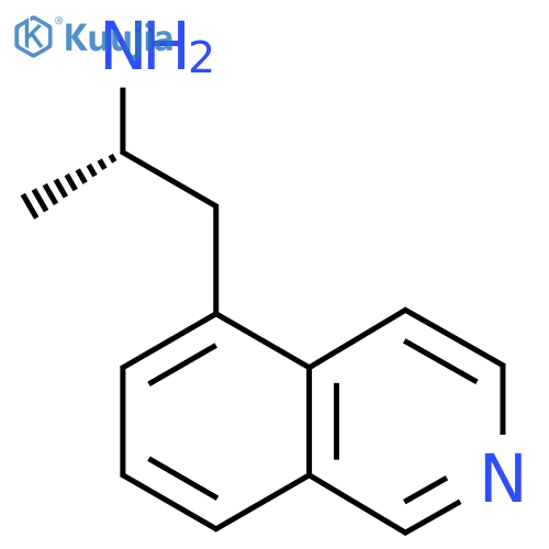 (2S)-1-(isoquinolin-5-yl)propan-2-amine structure