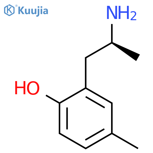 2-(2S)-2-aminopropyl-4-methylphenol structure