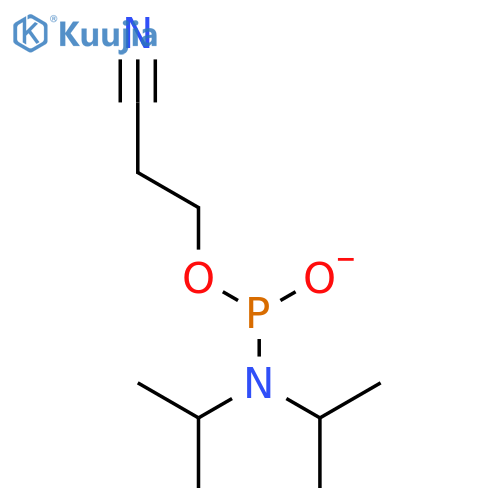Phosphoramidous acid, N,N-bis(1-methylethyl)-, mono(2-cyanoethyl) ester structure