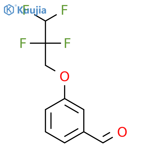 3-(2,2,3,3-tetrafluoropropoxy)benzaldehyde structure