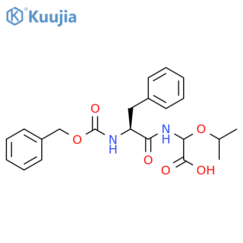 Glycine,2-(1-methylethoxy)-N-[N-[(phenylmethoxy)carbonyl]-L-phenylalanyl]- structure