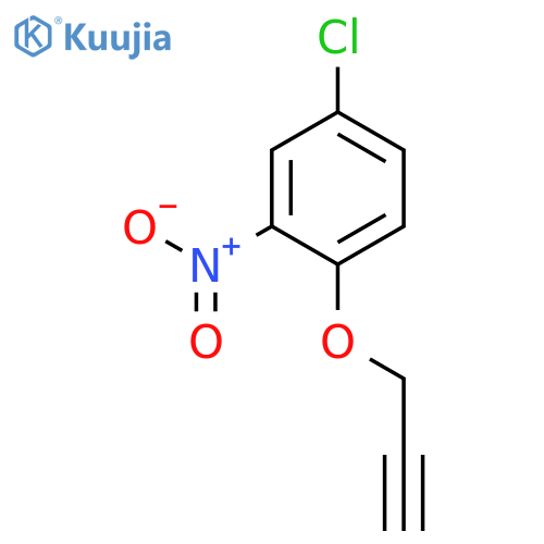 4-chloro-2-nitro-1-(prop-2-yn-1-yloxy)benzene structure