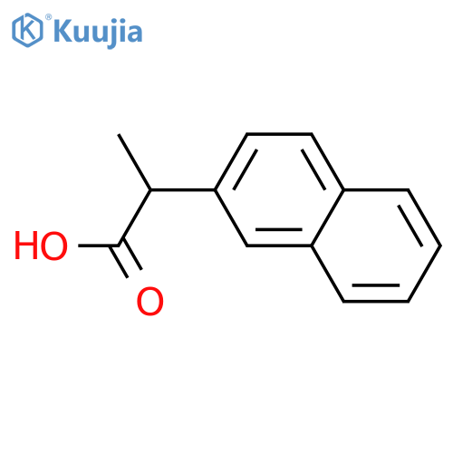 2-Naphthalen-2-yl-propionic acid structure