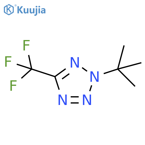 2H-Tetrazole, 2-(1,1-dimethylethyl)-5-(trifluoromethyl)- structure