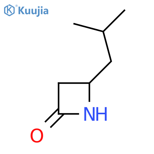 4-(2-Methylpropyl)azetidin-2-one structure