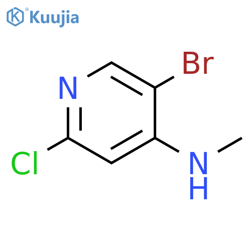 4-Pyridinamine, 5-bromo-2-chloro-N-methyl- structure