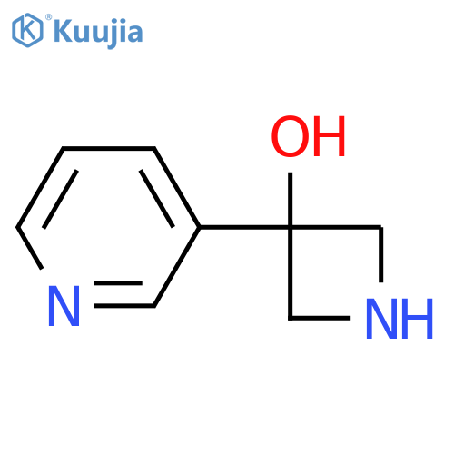 3-(pyridin-3-yl)azetidin-3-ol structure