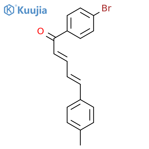 2,4-Pentadien-1-one, 1-(4-bromophenyl)-5-(4-methylphenyl)-, (E,E)- structure