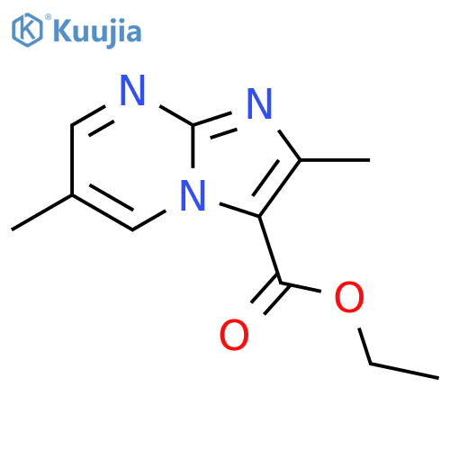 ethyl 2,6-dimethylimidazo[1,2-a]pyrimidine-3-carboxylate structure