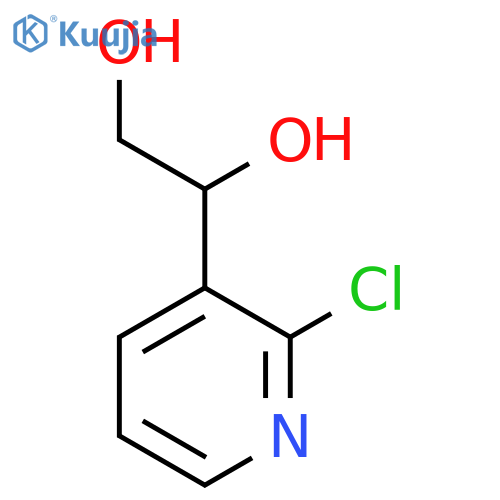 1-(2-chloropyridin-3-yl)ethane-1,2-diol structure