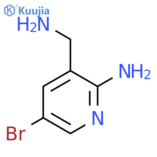 3-(aminomethyl)-5-bromopyridin-2-amine structure