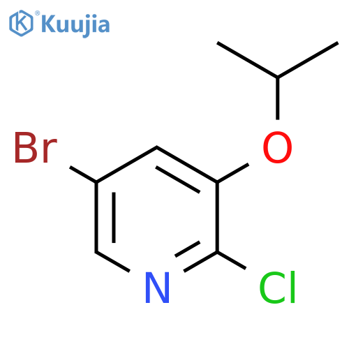 5-Bromo-2-chloro-3-isopropoxypyridine structure