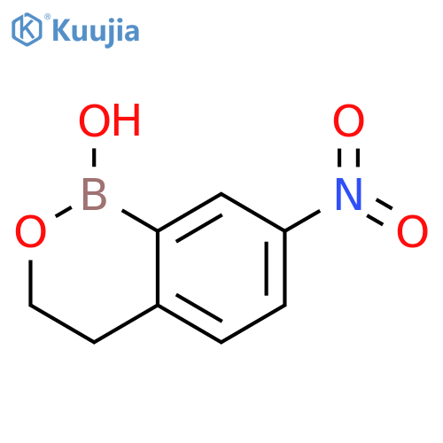 7-nitro-3,4-dihydro-1H-2,1-benzoxaborinin-1-ol structure