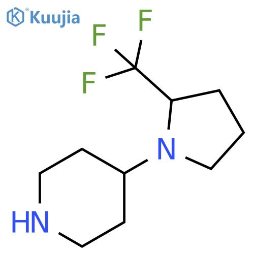 4-[2-(TRIFLUOROMETHYL)-1-PYRROLIDINYL]-PIPERIDINE structure