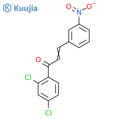 (2E)-1-(2,4-Dichlorophenyl)-3-(3-nitrophenyl)prop-2-en-1-one structure