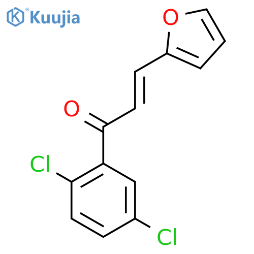 (2E)-1-(2,5-Dichlorophenyl)-3-(furan-2-yl)prop-2-en-1-one structure
