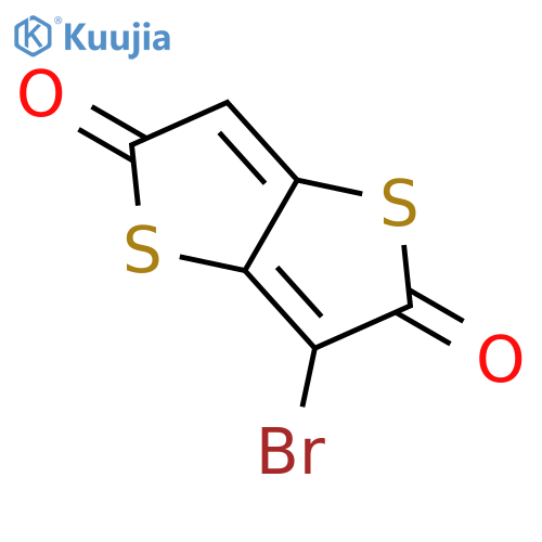 Thieno[3,2-b]thiophene-2,5-dione, 3-bromo- structure