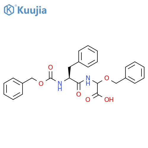 Glycine,2-(phenylmethoxy)-N-[N-[(phenylmethoxy)carbonyl]-L-phenylalanyl]- structure