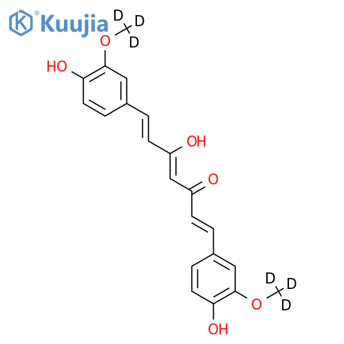 (1E,4Z,6E)-5-Hydroxy-1,7-bis[4-hydroxy-3-(methoxy-D3)phenyl]-1,4,6-heptatrien-3-one structure