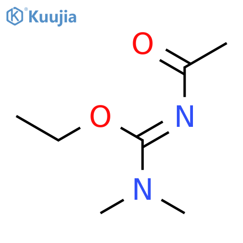 Carbamimidic acid, N'-acetyl-N,N-dimethyl-, ethyl ester structure