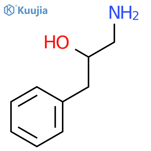 (2R)-1-amino-3-phenylpropan-2-ol structure