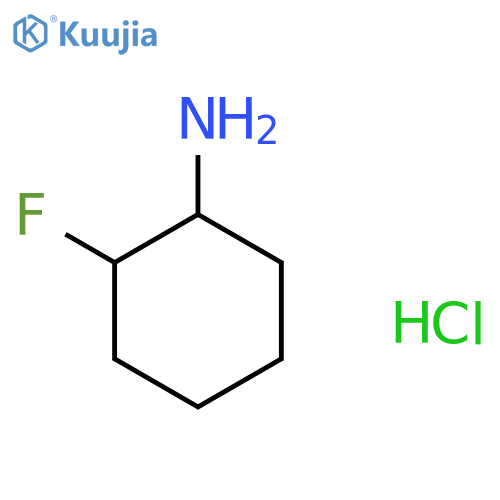 (1S,2R)-2-fluorocyclohexanamine;hydrochloride structure